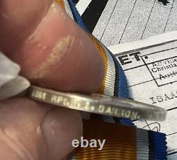 Ww1 NEW ZEALAND British War Medal RFLM I. BARRON. Nzef. C 640