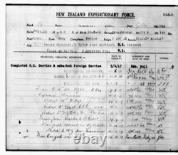 Ww1 New Zealand WM + VM RIFLEMAN A. Simmonds W. I. A. C616