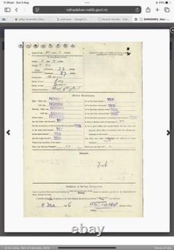 Ww1 New Zealand WM + VM RIFLEMAN A. Simmonds W. I. A. C616