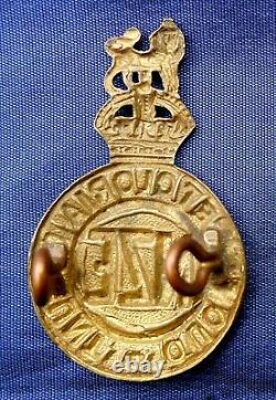 Ww1 Nz Collar Dog Badge Tunnelers Company, New Zealand Engineers (1915 1919)