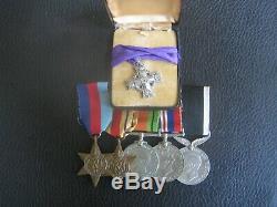 Ww2 New Zealand Memorial Cross Medal Group Kia Battle Of Sidi Rezegh 1941