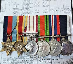 Ww2 Royal Marine Long Service Medal Group E C Newman New Zealand Naval Service