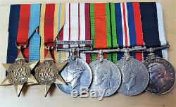 Ww2 Royal Marine Long Service Medal Group E C Newman New Zealand Naval Service