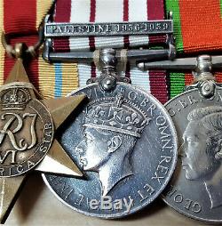 Ww2 Royal Marine Long Service Medal Group E C Newman New Zealand Naval Service