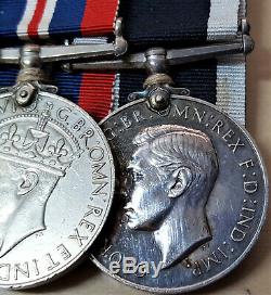 Ww2 Royal Marine Long Service Medal Group E C Newman New Zealand Naval Service