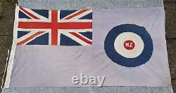 Ww2 Royal New Zealand Air Force Flag. 5ft CHRISTCHURCH RNZAF 1939 Original