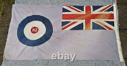 Ww2 Royal New Zealand Air Force Flag. 5ft CHRISTCHURCH RNZAF 1939 Original