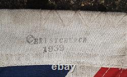 Ww2 Royal New Zealand Air Force Flag. 5ft CHRISTCHURCH RNZAF 1939 Original