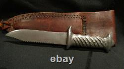 Wwii Ww2 New Zealand Bowie Fighting Knife N. Z. Cutlers Co. Auckland
