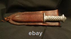 Wwii Ww2 New Zealand Bowie Fighting Knife N. Z. Cutlers Co. Auckland