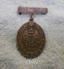 #d382. 1919 New Zealand Maternity Nursing Silver Badge Christchurch